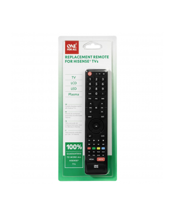 One for all Hisense TV replacement remote