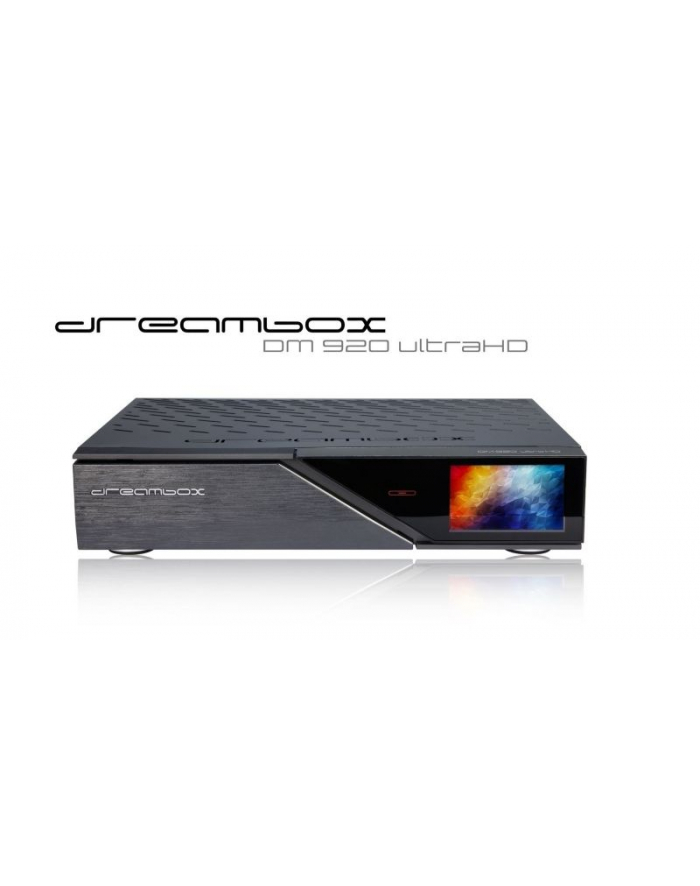 dream multimedia Dreambox DM920 UHD 4K - black - 2 x DVB-S2X FBC Dual Tuner - PVR - UHD główny