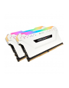 Corsair DDR4 32 GB 2666-CL16 - Dual-Kit - Vengeance RGB PRO White - nr 21