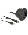 DeLOCK Tisch-Hub 4x USB 3.0 - 60mm - nr 31