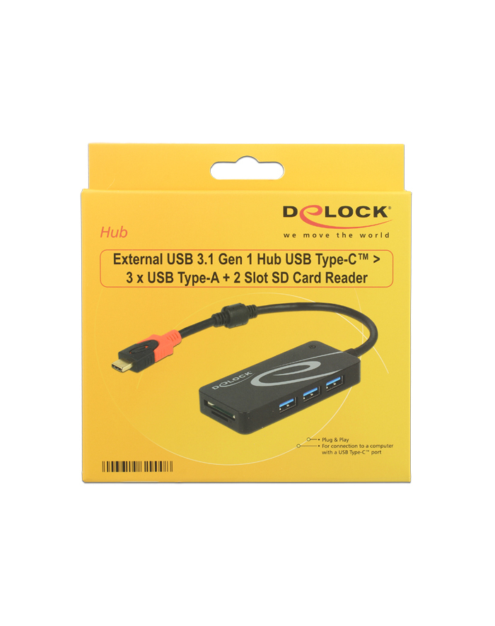 DeLOCK USB-C Hub główny