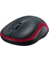 Wireless optical mouse LOGITECH M185, Red, USB - nr 32