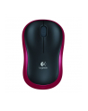 Wireless optical mouse LOGITECH M185, Red, USB - nr 11