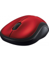 Wireless optical mouse LOGITECH M185, Red, USB - nr 12