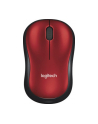 Wireless optical mouse LOGITECH M185, Red, USB - nr 18
