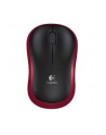 Wireless optical mouse LOGITECH M185, Red, USB - nr 19