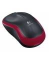 Wireless optical mouse LOGITECH M185, Red, USB - nr 22