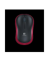 Wireless optical mouse LOGITECH M185, Red, USB - nr 24