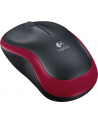 Wireless optical mouse LOGITECH M185, Red, USB - nr 31