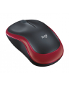 Wireless optical mouse LOGITECH M185, Red, USB - nr 35