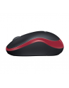 Wireless optical mouse LOGITECH M185, Red, USB - nr 36