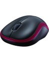 Wireless optical mouse LOGITECH M185, Red, USB - nr 41
