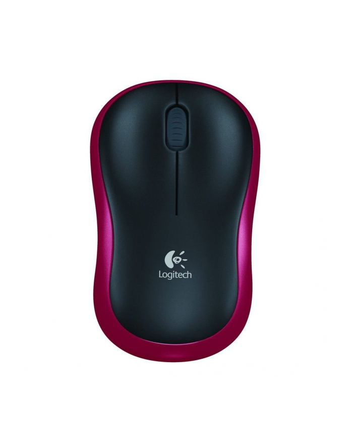 Wireless optical mouse LOGITECH M185, Red, USB główny