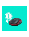 Wireless optical mouse LOGITECH M185, Red, USB - nr 44