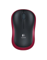 Wireless optical mouse LOGITECH M185, Red, USB - nr 4
