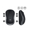 Wireless optical mouse LOGITECH M185, Swift Grey, USB - nr 77