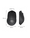 Wireless optical mouse LOGITECH M330 Silent Plus, Black, USB - nr 139