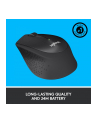 Wireless optical mouse LOGITECH M330 Silent Plus, Black, USB - nr 145