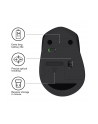 Wireless optical mouse LOGITECH M330 Silent Plus, Black, USB - nr 156