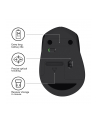 Wireless optical mouse LOGITECH M330 Silent Plus, Black, USB - nr 160