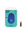 Wireless optical mouse LOGITECH M330 Silent Plus, Blue, USB - nr 101