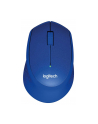 Wireless optical mouse LOGITECH M330 Silent Plus, Blue, USB - nr 1