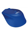 Wireless optical mouse LOGITECH M330 Silent Plus, Blue, USB - nr 52