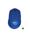 Wireless optical mouse LOGITECH M330 Silent Plus, Blue, USB - nr 99