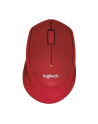 Wireless optical mouse LOGITECH M330 Silent Plus, Red, USB - nr 20