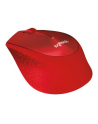 Wireless optical mouse LOGITECH M330 Silent Plus, Red, USB - nr 41