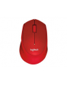 Wireless optical mouse LOGITECH M330 Silent Plus, Red, USB - nr 42