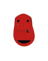 Wireless optical mouse LOGITECH M330 Silent Plus, Red, USB - nr 44