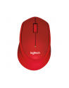 Wireless optical mouse LOGITECH M330 Silent Plus, Red, USB - nr 49