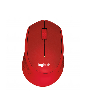 Wireless optical mouse LOGITECH M330 Silent Plus, Red, USB