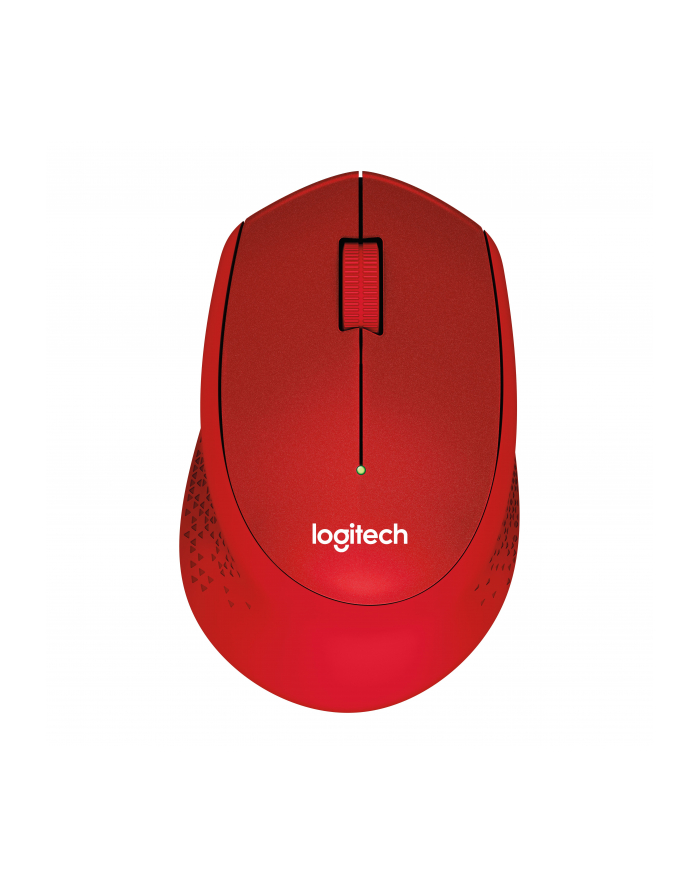 Wireless optical mouse LOGITECH M330 Silent Plus, Red, USB główny