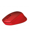 Wireless optical mouse LOGITECH M330 Silent Plus, Red, USB - nr 53