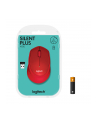 Wireless optical mouse LOGITECH M330 Silent Plus, Red, USB - nr 57