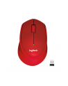 Wireless optical mouse LOGITECH M330 Silent Plus, Red, USB - nr 59