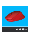 Wireless optical mouse LOGITECH M330 Silent Plus, Red, USB - nr 62