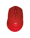 Wireless optical mouse LOGITECH M330 Silent Plus, Red, USB - nr 71