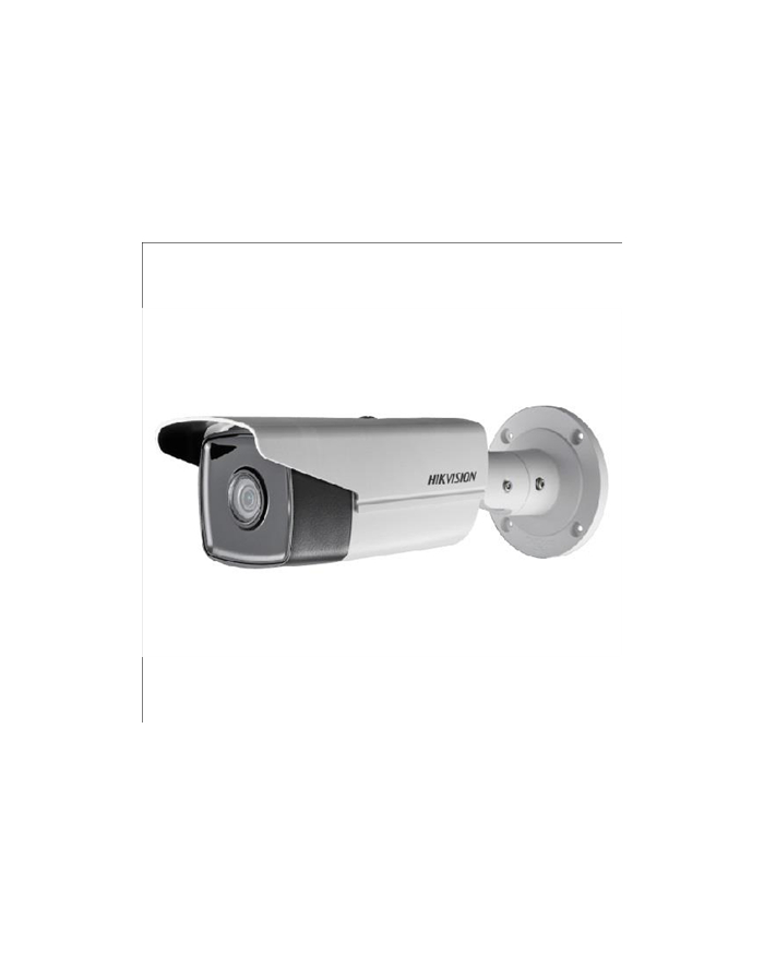 Hikvision IP kamera D/N DS-2CD2T43G0-I8 F4, Bullet; Hikvision, EasyIP 2.0plus, H.265+/H.264+; 4MPix, 4mm(~78°), EXIR IR pašvietimas iki 80m, 120dB WDR, SD slot. IP67, PoE główny