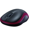 Wireless optical mouse LOGITECH M185, Red, USB - nr 11
