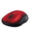 Wireless optical mouse LOGITECH M185, Red, USB - nr 21