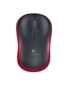 Wireless optical mouse LOGITECH M185, Red, USB - nr 24