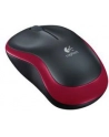 Wireless optical mouse LOGITECH M185, Red, USB - nr 32