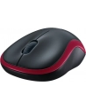 Wireless optical mouse LOGITECH M185, Red, USB - nr 51