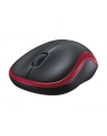Wireless optical mouse LOGITECH M185, Red, USB - nr 56