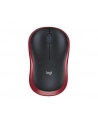 Wireless optical mouse LOGITECH M185, Red, USB - nr 62