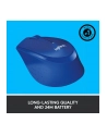 Wireless optical mouse LOGITECH M330 Silent Plus, Blue, USB - nr 109