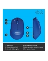 Wireless optical mouse LOGITECH M330 Silent Plus, Blue, USB - nr 110